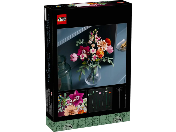 Botanicals Pretty Pink Flower Bouquet | LEGO