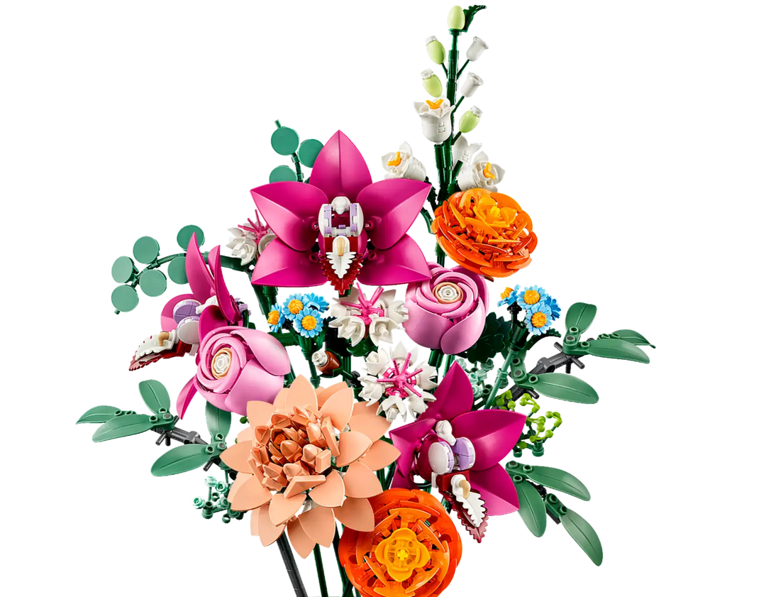 Botanicals Pretty Pink Flower Bouquet | LEGO
