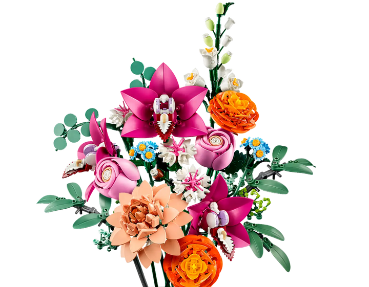 Botanicals Pretty Pink Flower Bouquet | LEGO
