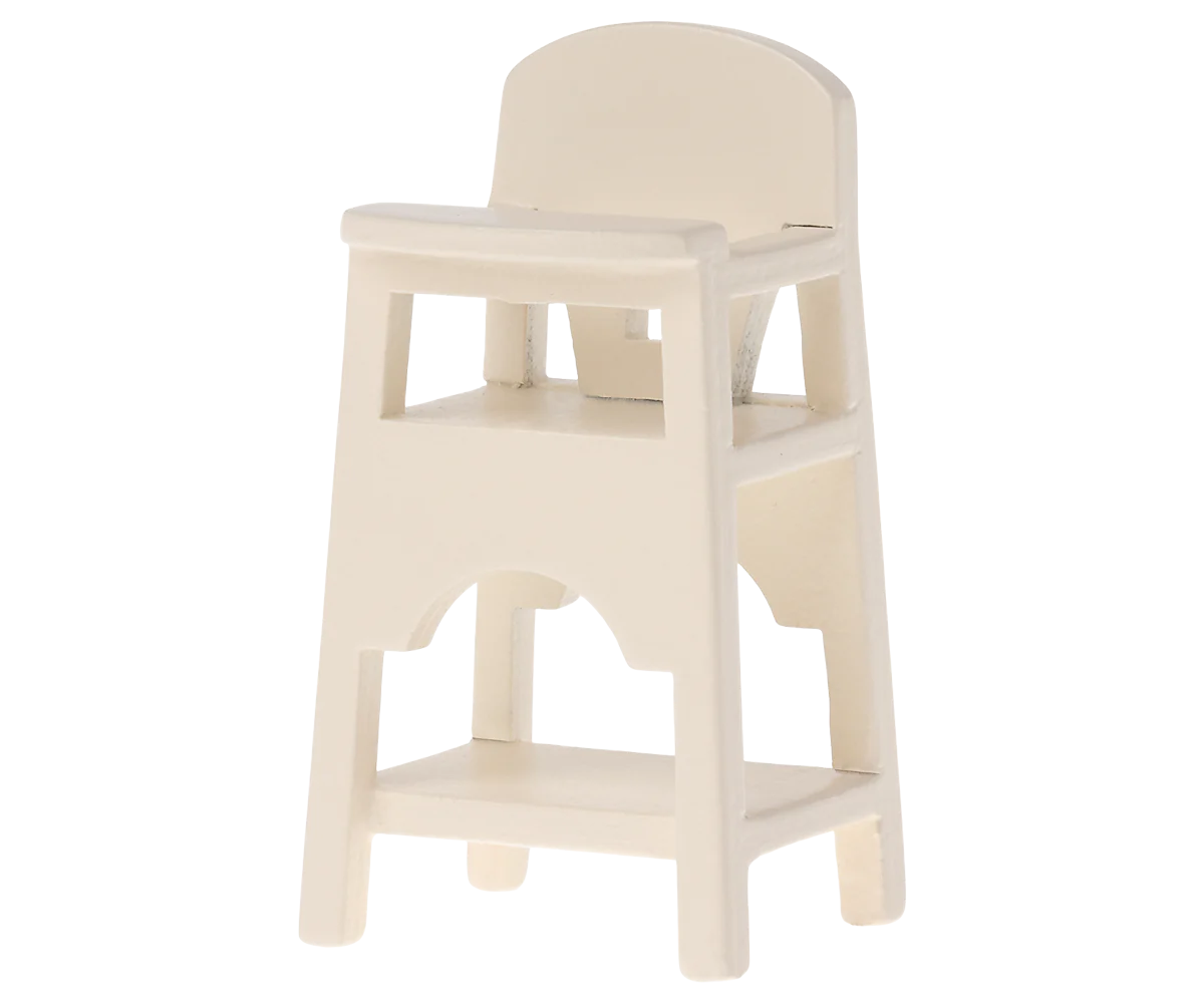 High Chair, Mouse - Off White | Maileg