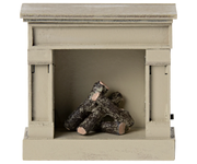 Fireplace, Mouse - Off White | Maileg