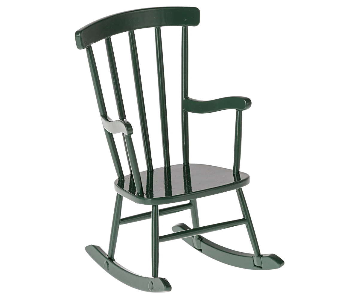 Rocking Chair, Mouse - Dark Green | Maileg