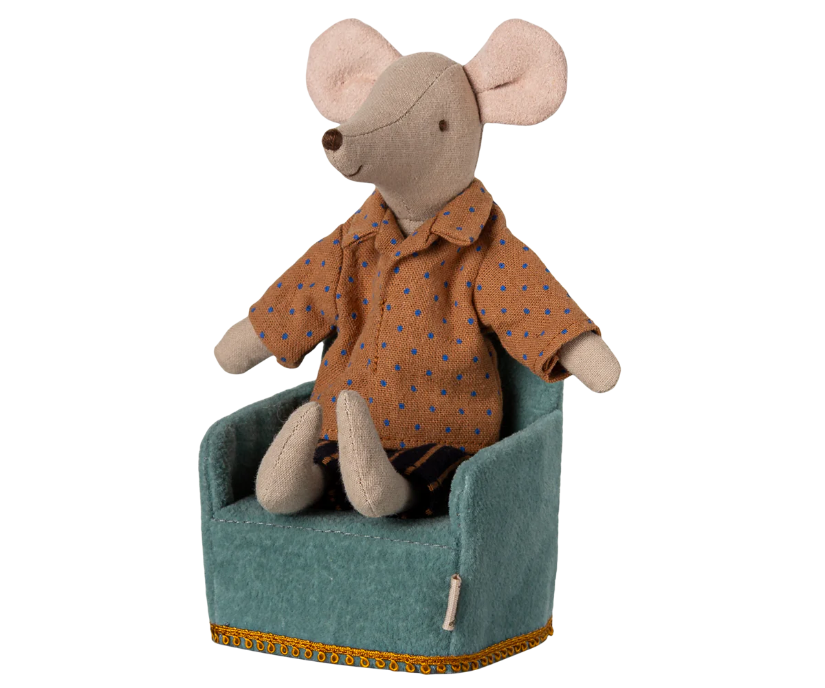 Folding Chair - Mouse - Mint | Maileg