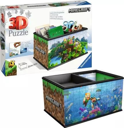 Minecraft Storage Box 216 PC 3D Puzzle | Ravensburger