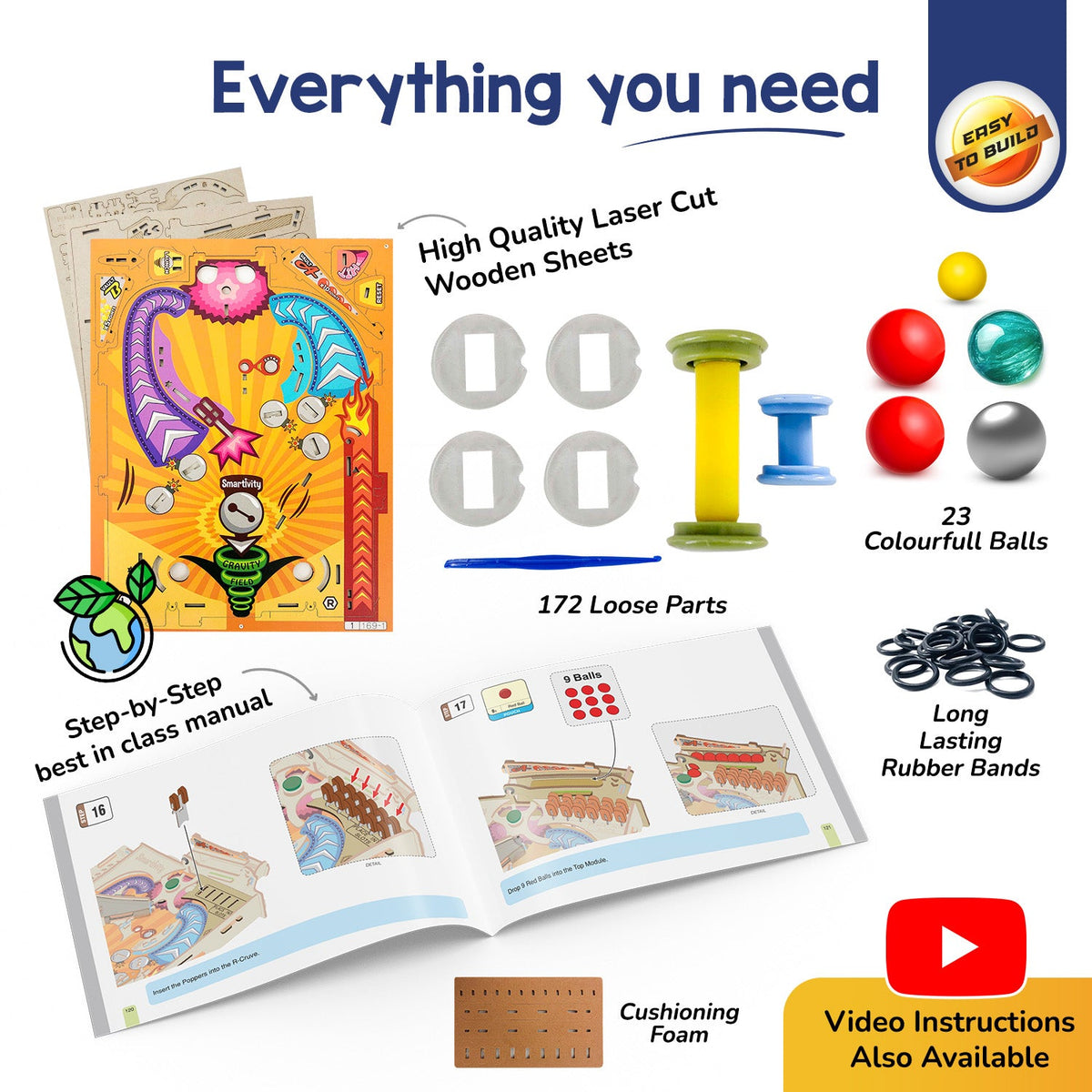 Pinball Machine STEAM Kit | Smartivity Labs - LOCAL PICKUP ONLY