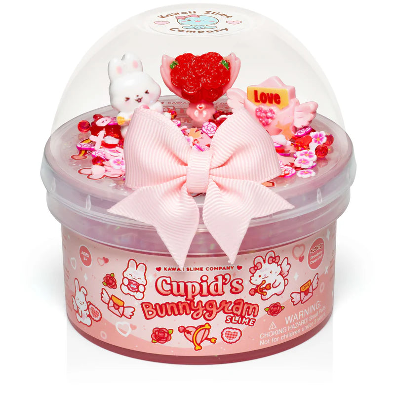 Cupid's Bunnygram Signature Dome™ Slime | Kawaii Slime Company