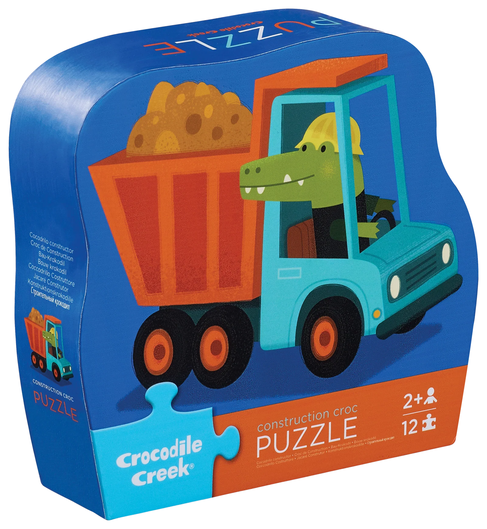 Construction Croc - 12-Pc Mini Puzzle | Crocodile Creek