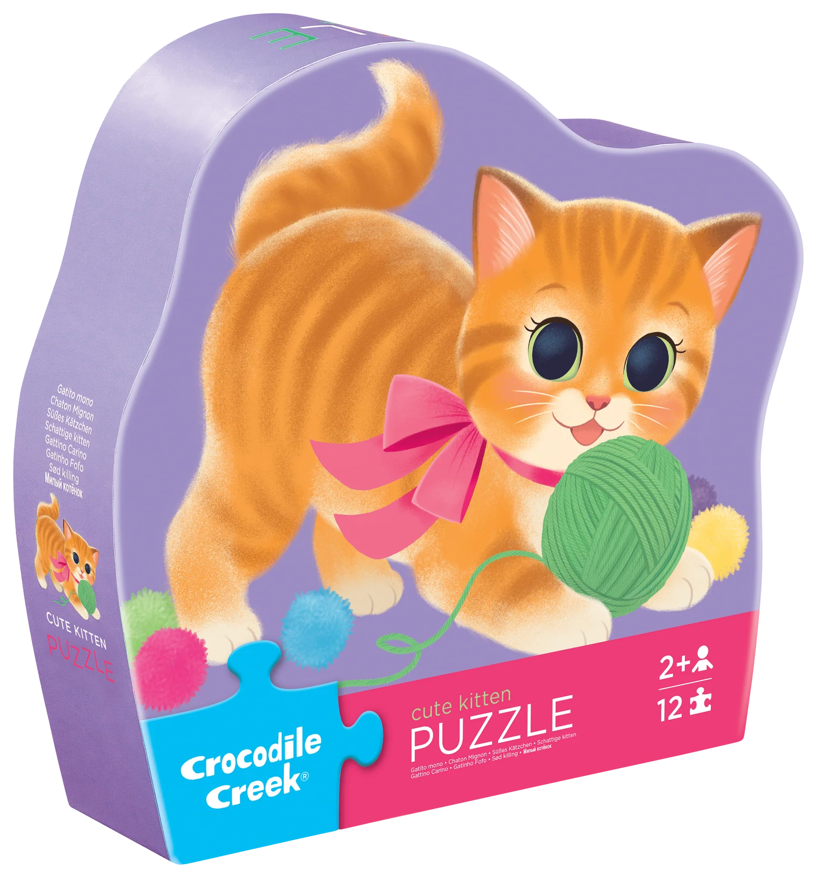 Cute Kitten - 12-Pc Mini Puzzle | Crocodile Creek