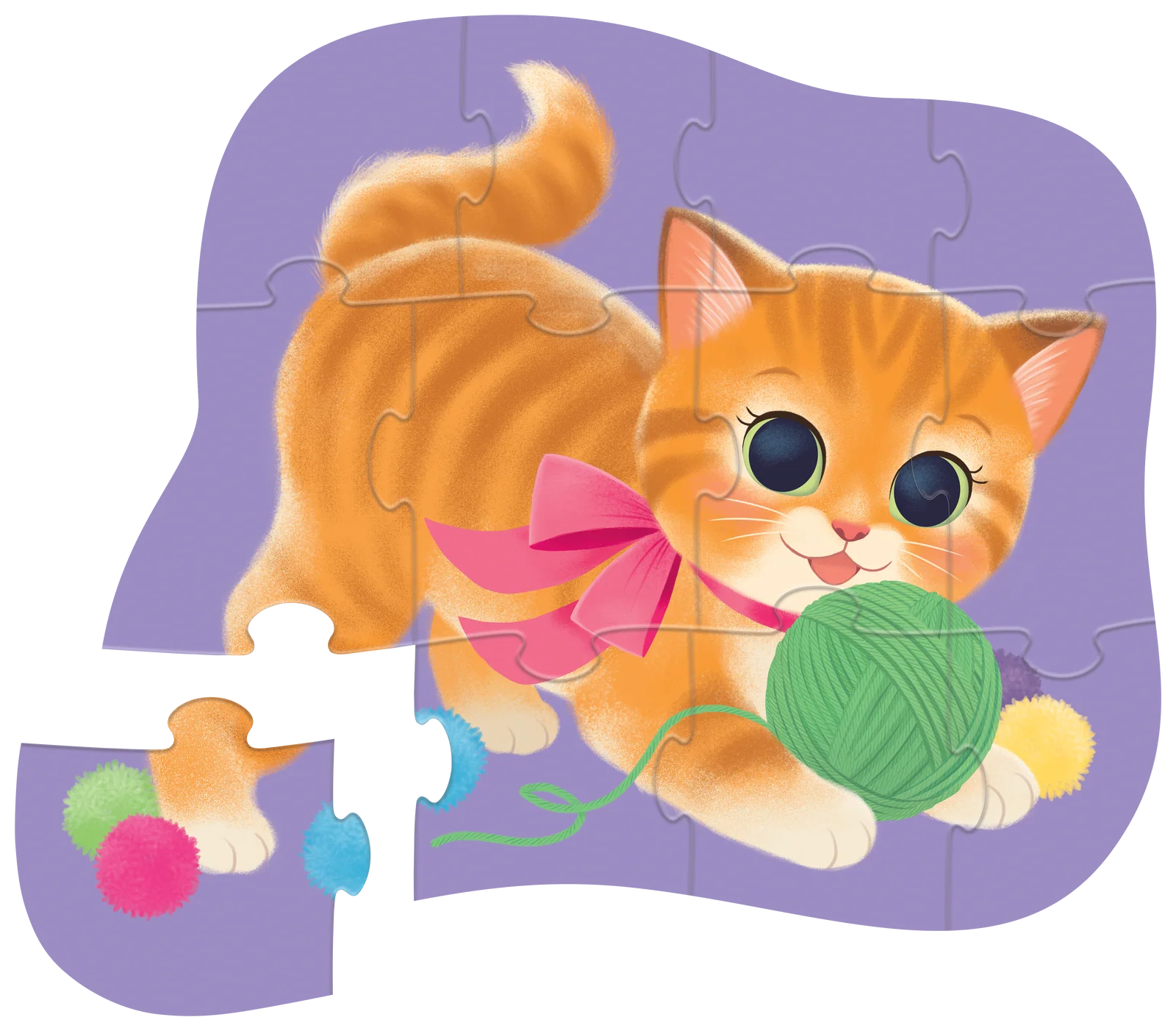 Cute Kitten - 12-Pc Mini Puzzle | Crocodile Creek