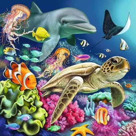 Underwater 3x49 Pc Puzzle | Ravensburger