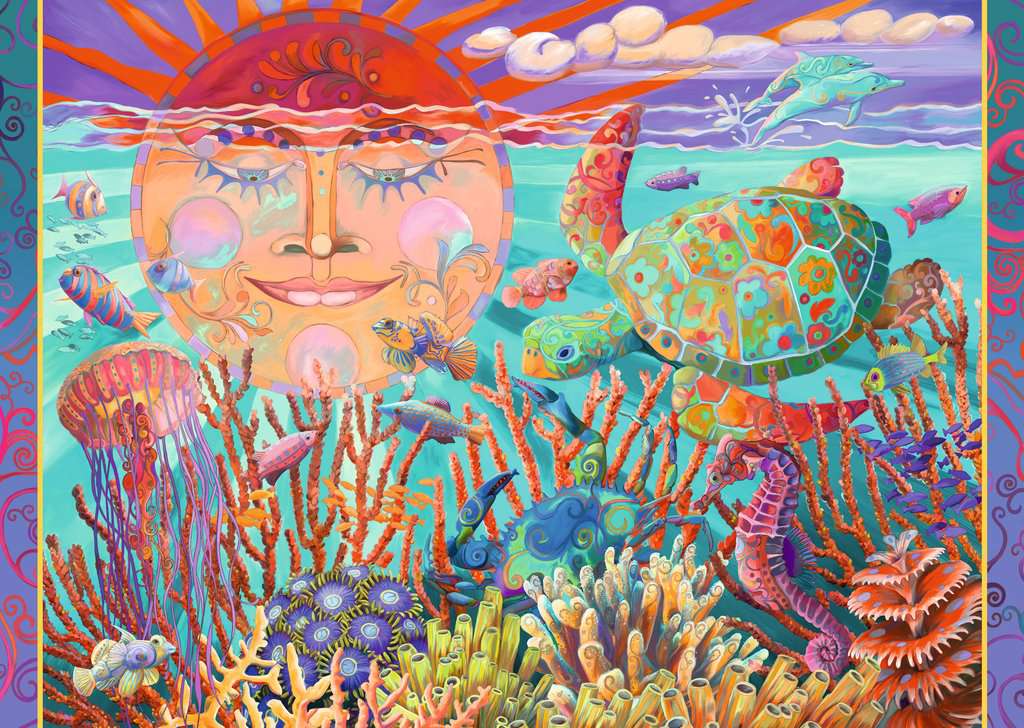 Sun and Sea - Large Format 500pc Puzzle | Ravensburger