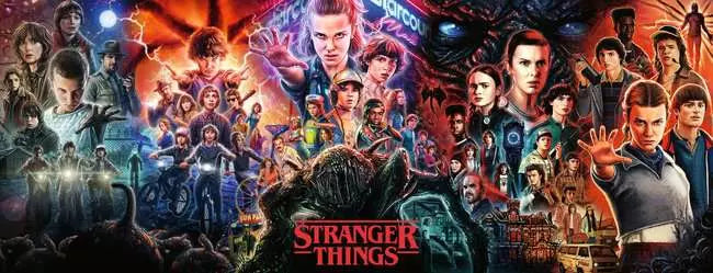 Stranger Things: See You On The Other Side Panoramic Puzzle - 1000pc Puzzle | Ravensburger