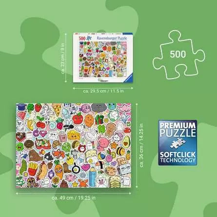 Cute Kawaii Chaos - 500 pc | Ravensburger