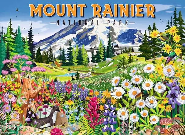 Mount Rainier National Park - 500 pc | Ravensburger