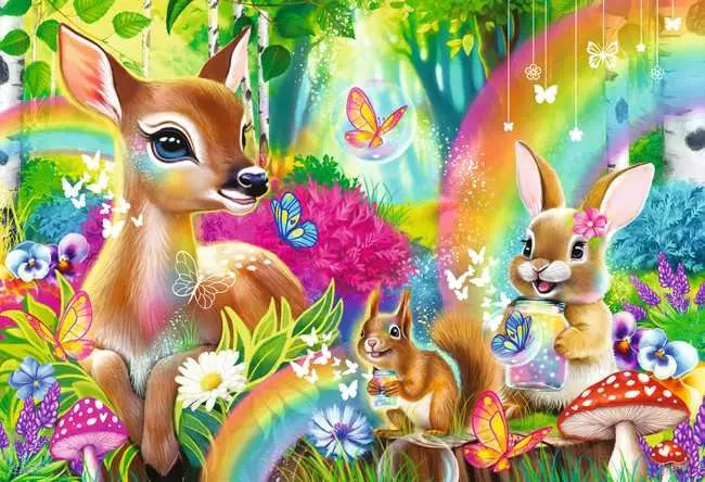 Lovable Woodland Friends - 2x24 Pc Puzzle | Ravensburger