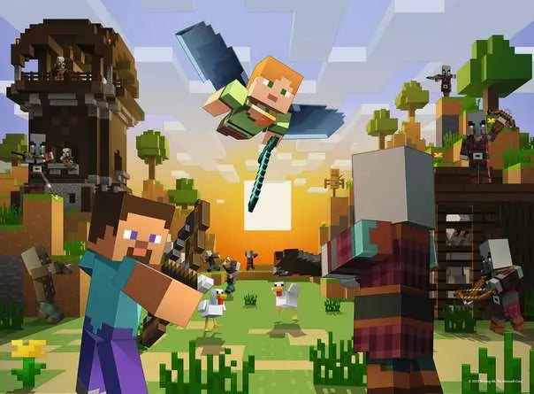 Minecraft: Construction and Adventure - 150 Pc Puzzle | Ravensburger