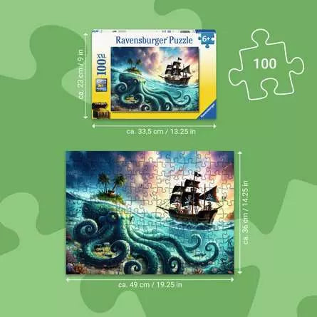 Octopus Treasure - 100 Pc Puzzle | Ravensburger