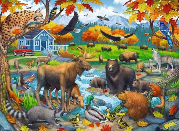 Wildlife Gathering - 150 Pc XXL | Ravensburger
