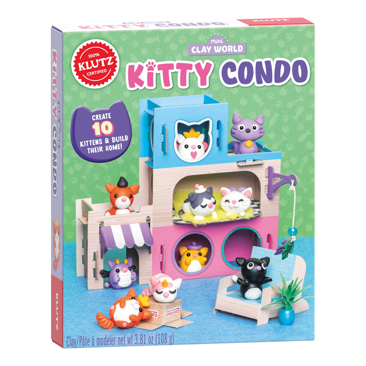 Mini Clay World Kitty Condo | Klutz