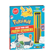 Pokemon Color Your Own Fuzzy Stickers | Klutz