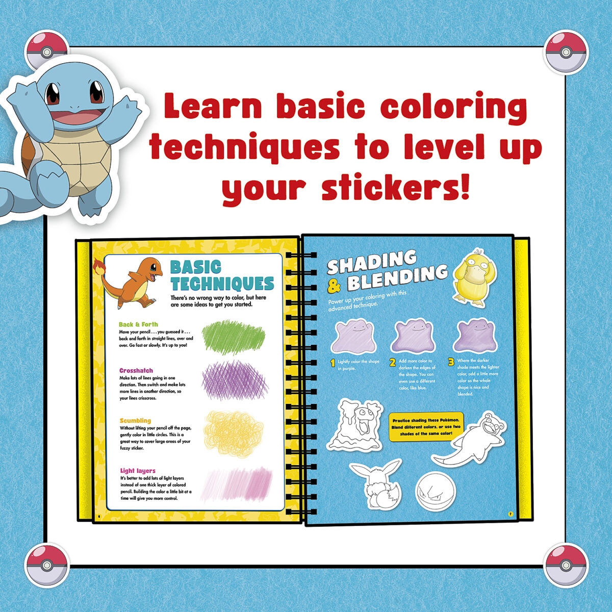 Pokemon Color Your Own Fuzzy Stickers | Klutz