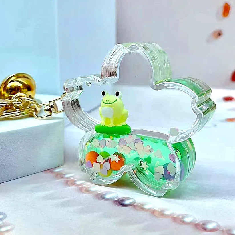 Frog Boba Floaty Key Charm