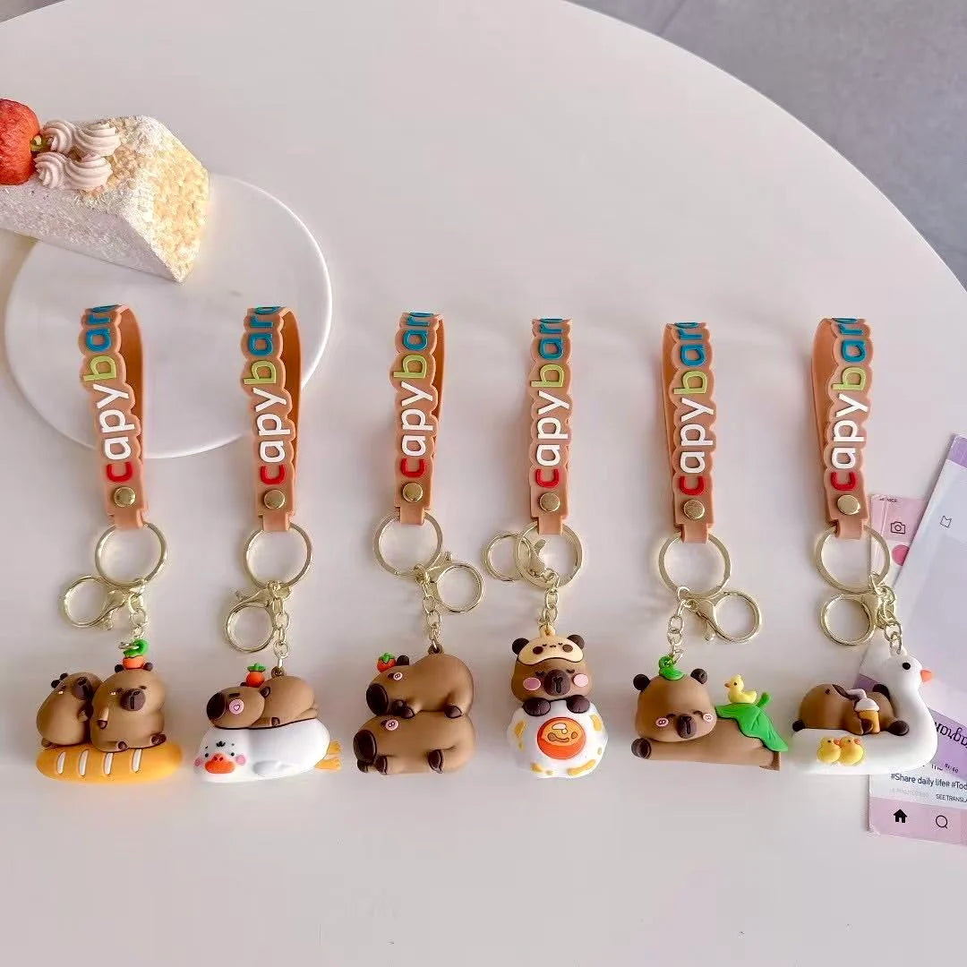 Capybara Life Key Charm