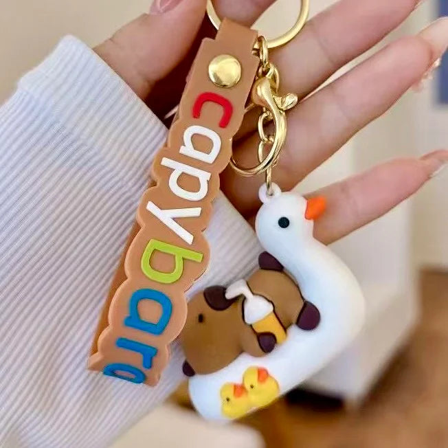 Capybara Life Key Charm