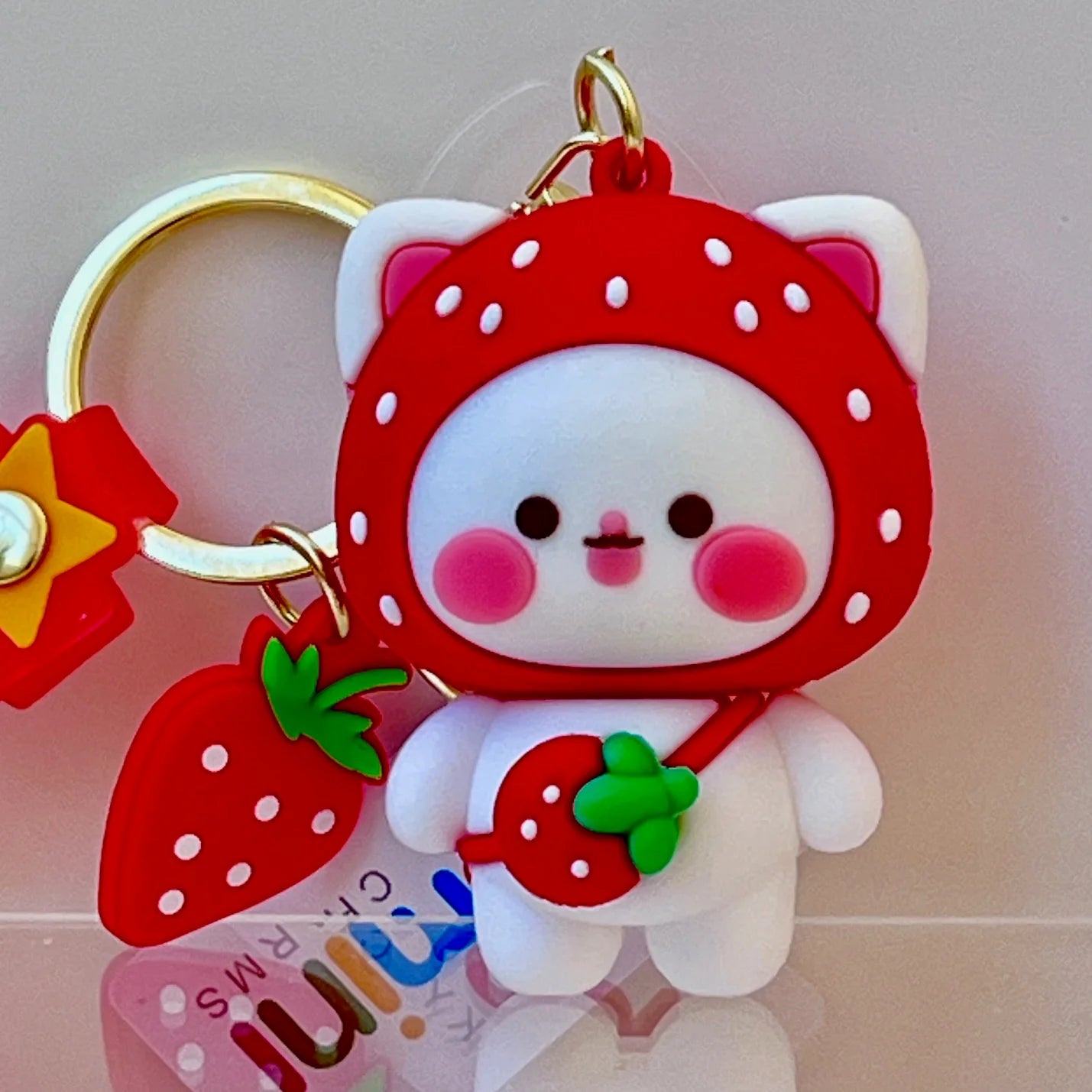 Fruit Cat Key Charm