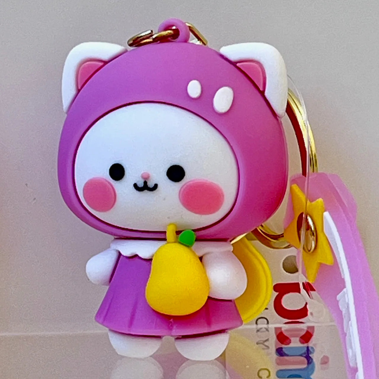 Fruit Cat Key Charm