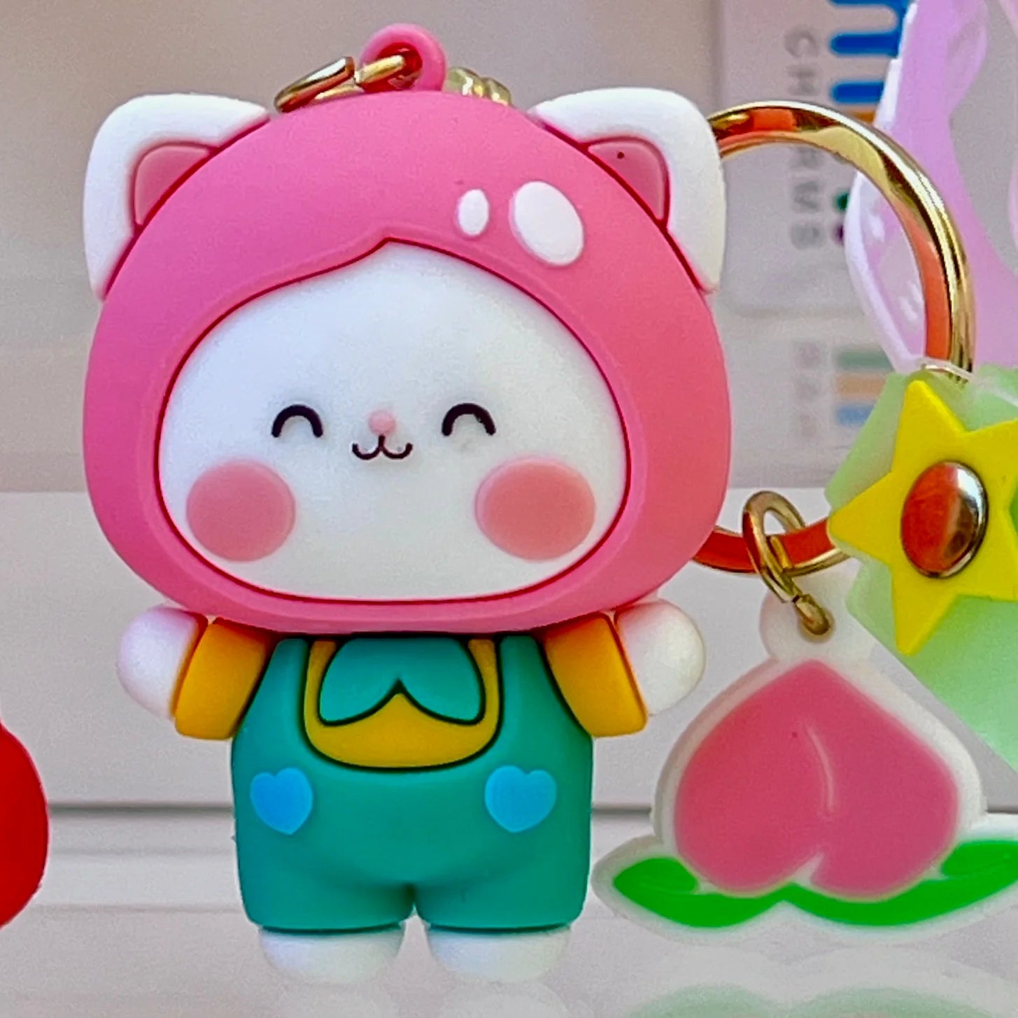 Fruit Cat Key Charm