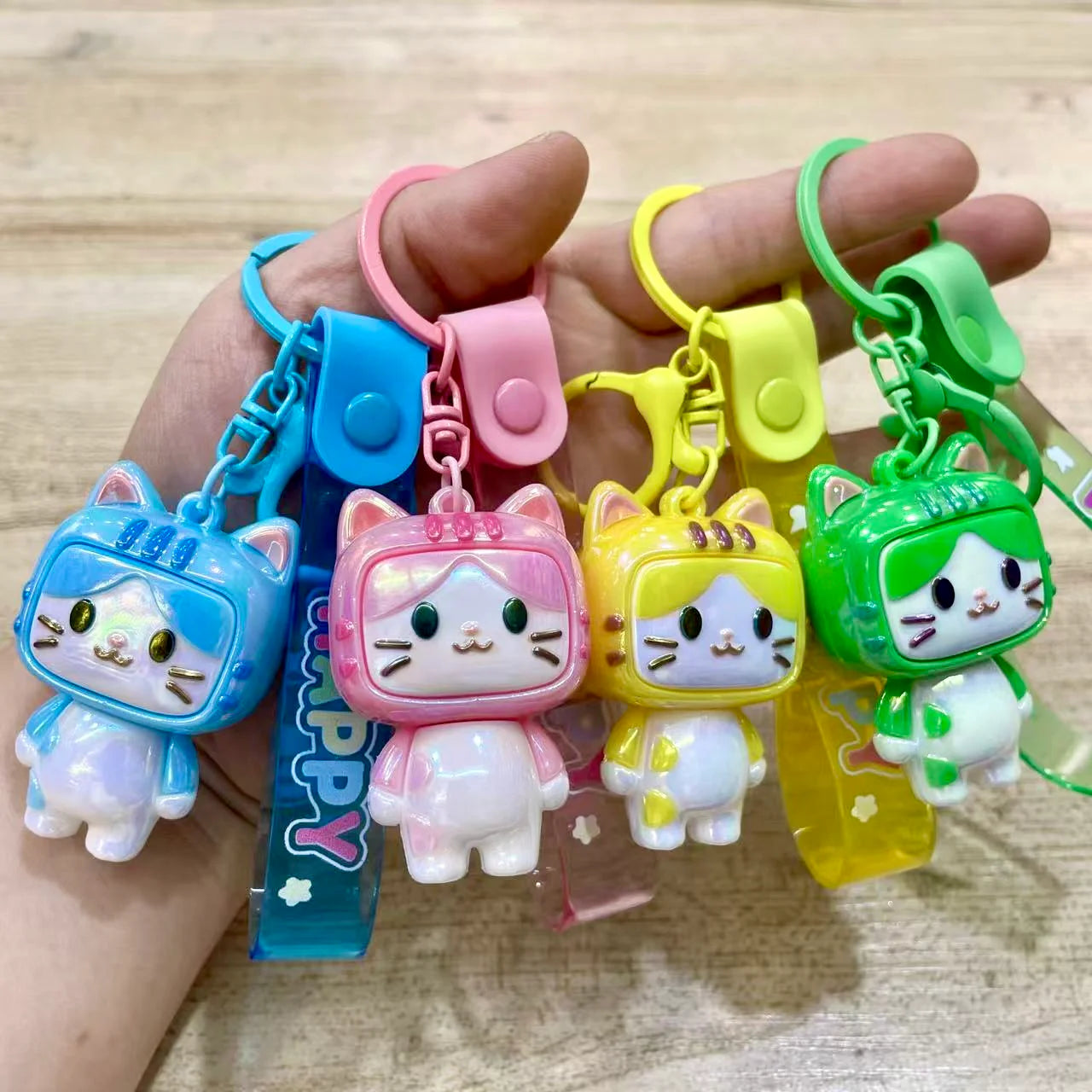 TV Cat Key Charm | BCMini