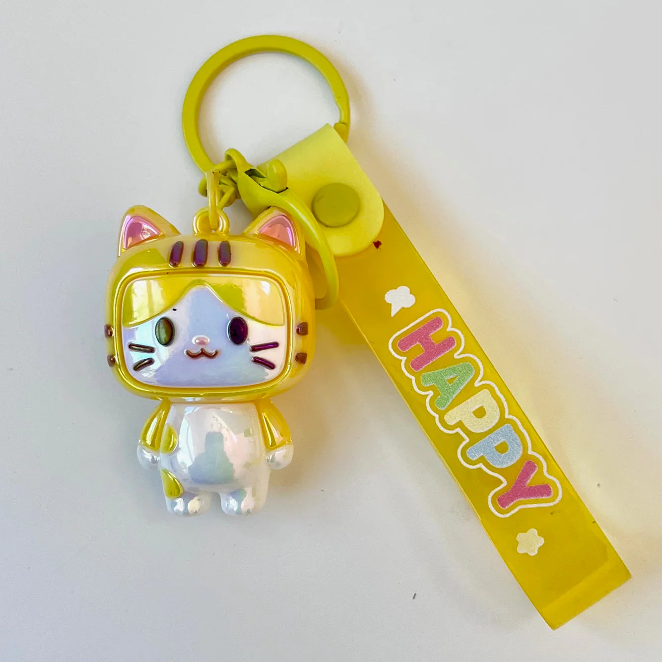 TV Cat Key Charm | BCMini
