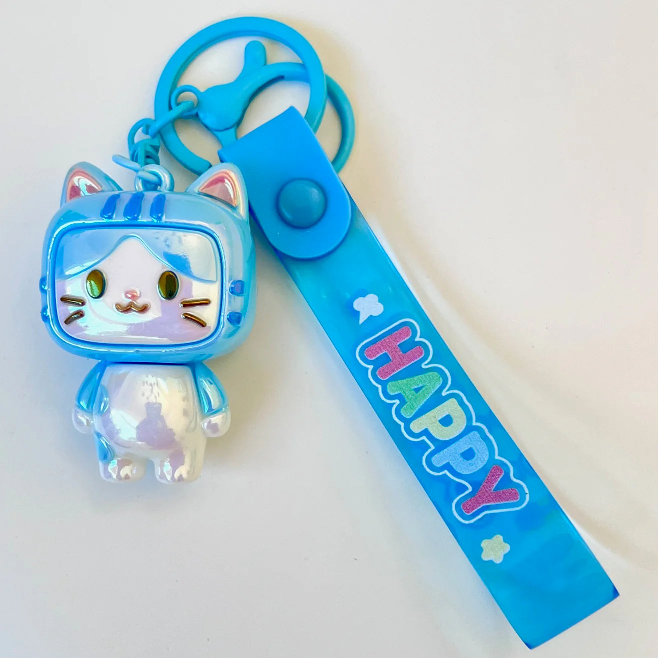 TV Cat Key Charm | BCMini