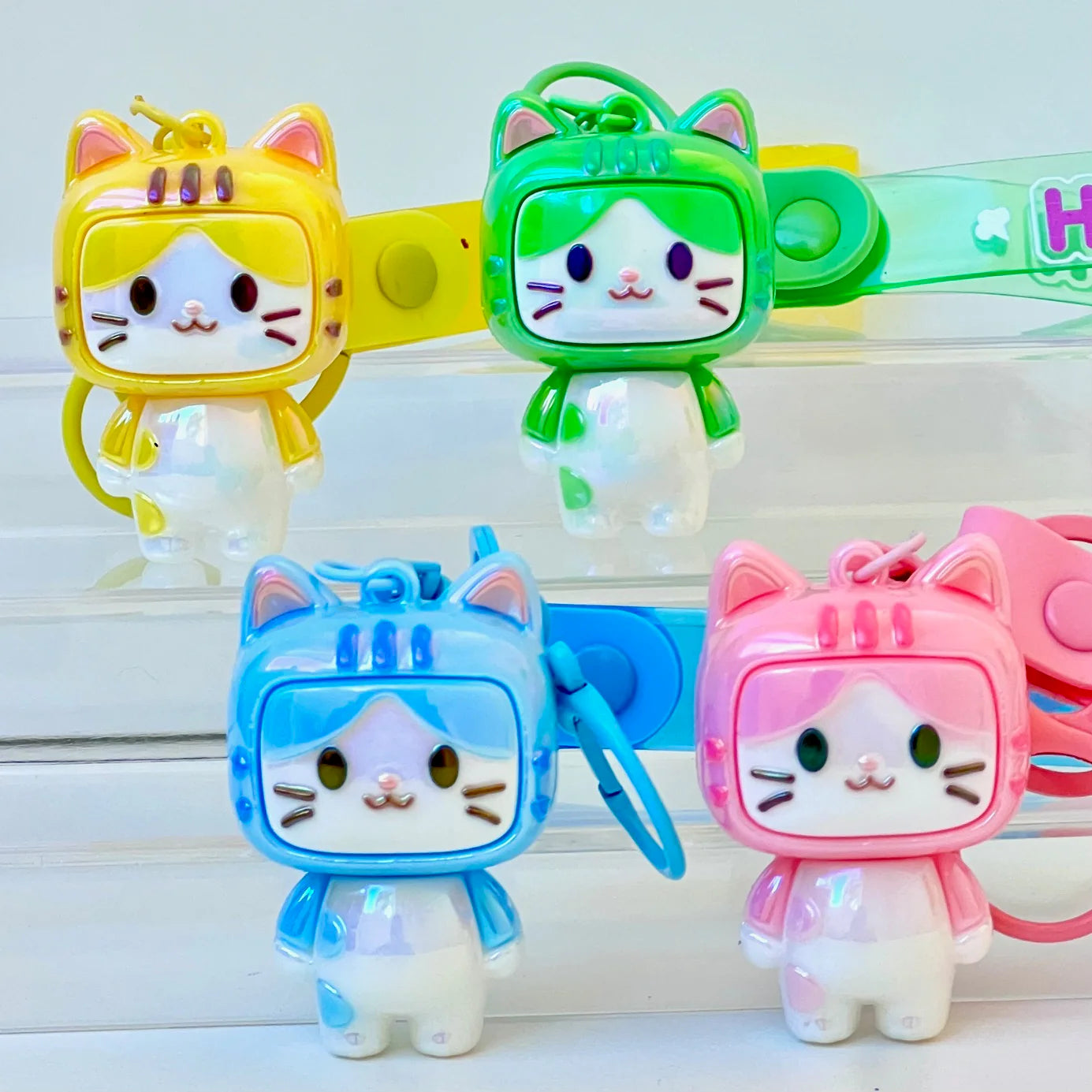 TV Cat Key Charm | BCMini