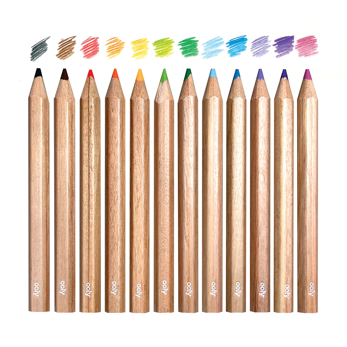 Draw 'n Doodle Mini Colored Pencils and Sharpener - Set of 12 | OOLY