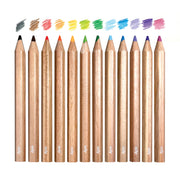 Draw 'n Doodle Mini Colored Pencils and Sharpener - Set of 12 | OOLY