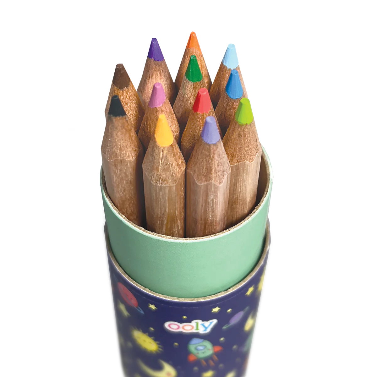 Draw 'n Doodle Mini Colored Pencils and Sharpener - Set of 12 | OOLY