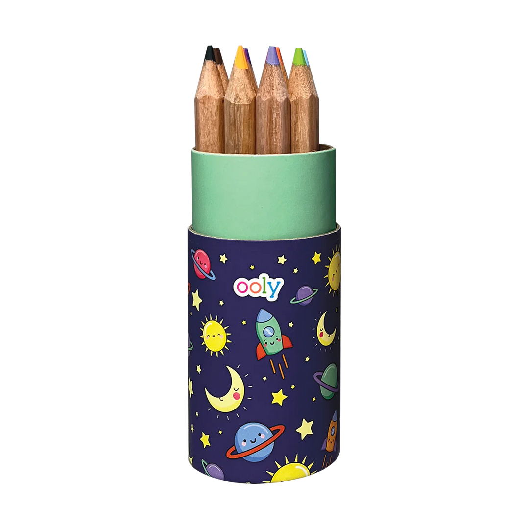 Draw 'n Doodle Mini Colored Pencils and Sharpener - Set of 12 | OOLY