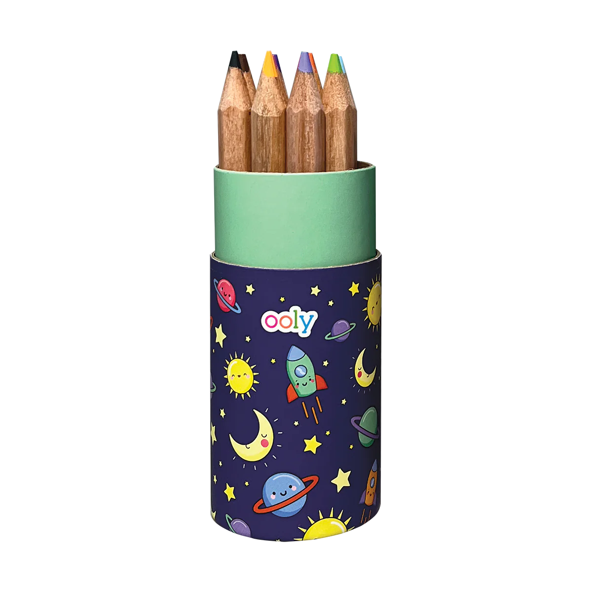 Draw 'n Doodle Mini Colored Pencils and Sharpener - Set of 12 | OOLY
