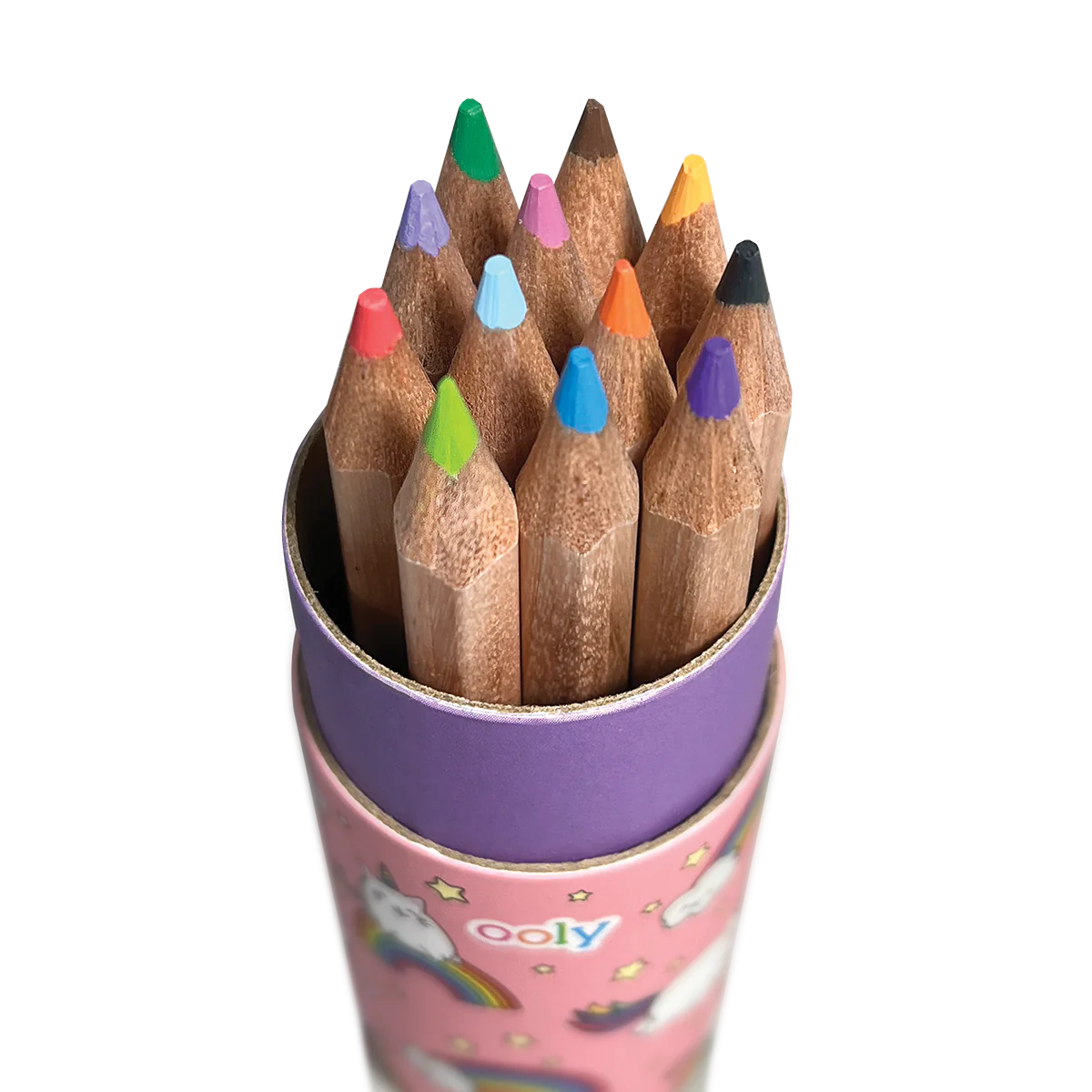 Draw 'n Doodle Mini Colored Pencils and Sharpener - Set of 12 | OOLY