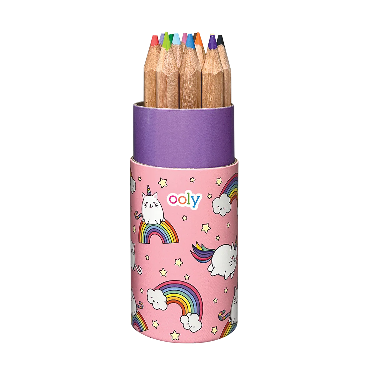 Draw 'n Doodle Mini Colored Pencils and Sharpener - Set of 12 | OOLY