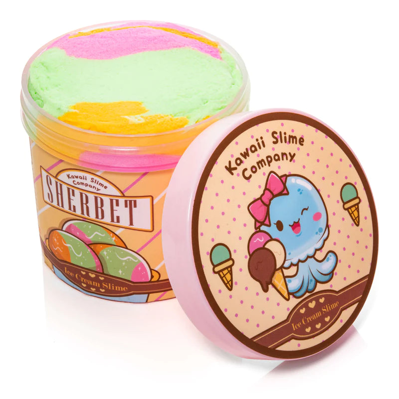 Angled Right open Sherbet Ice Cream Slime