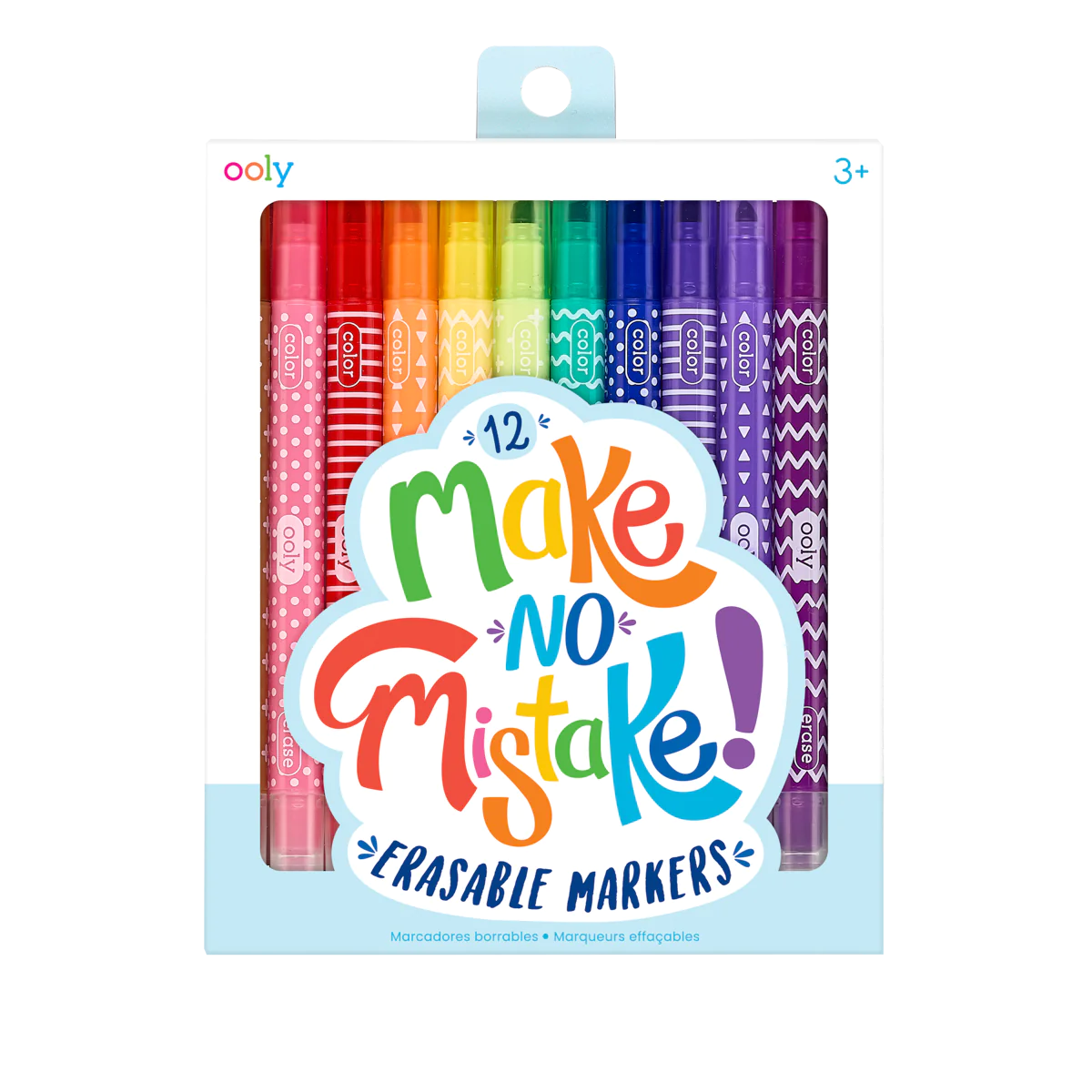Make No Mistake! Erasable Markers - Set of 12 | OOLY
