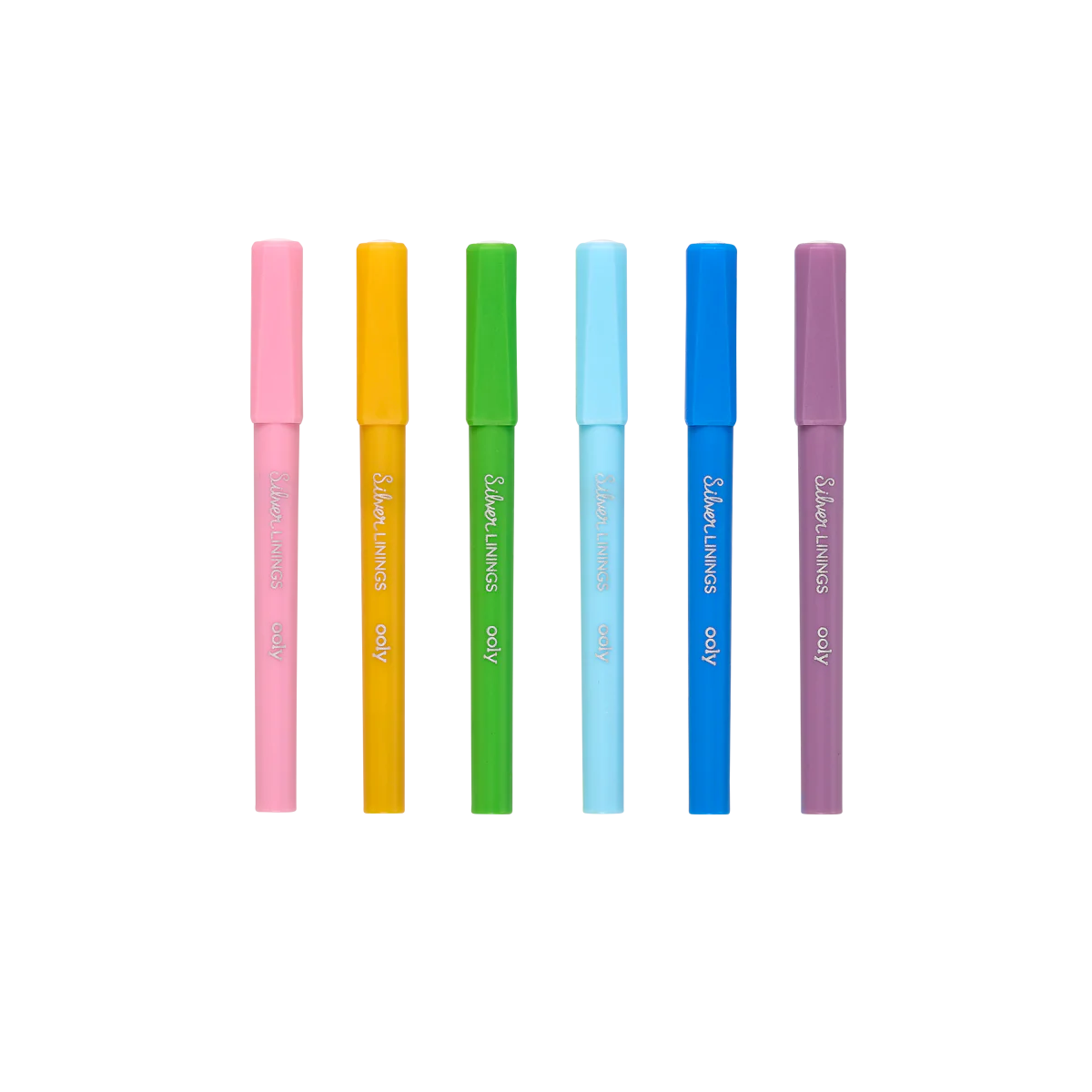 Silver Linings Outline Markers - Set of 6 | OOLY