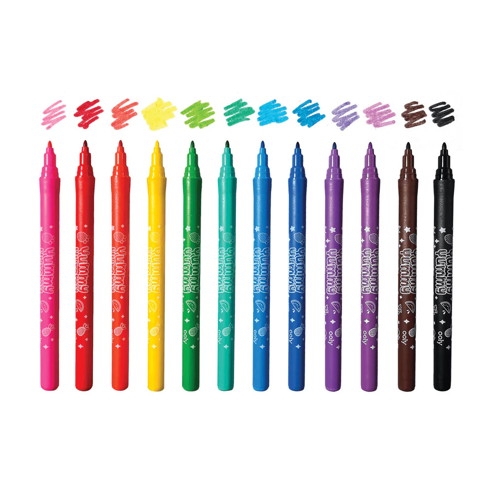 Yummy Yummy Scented Markers - Set of 12 | OOLY