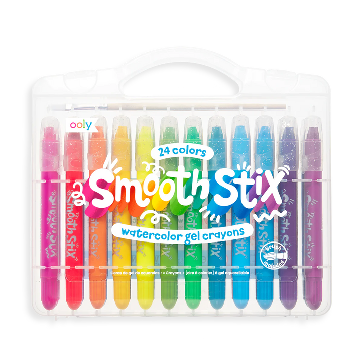 Smooth Stix Watercolor Gel Crayons - Set of 24 | OOLY