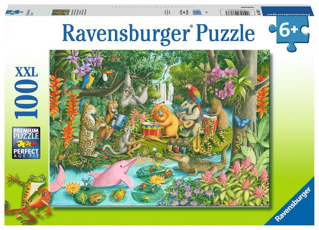 Rainforest River Band 100 Pc Puzzle | Ravensburger