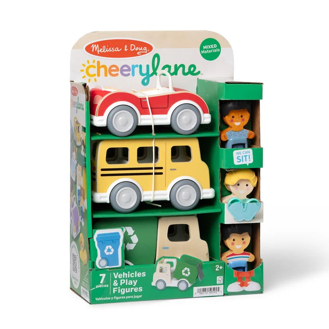 Cheery Lane™ Vehicles Play Set | Melissa & Doug - LOCAL PICK UP ONLY