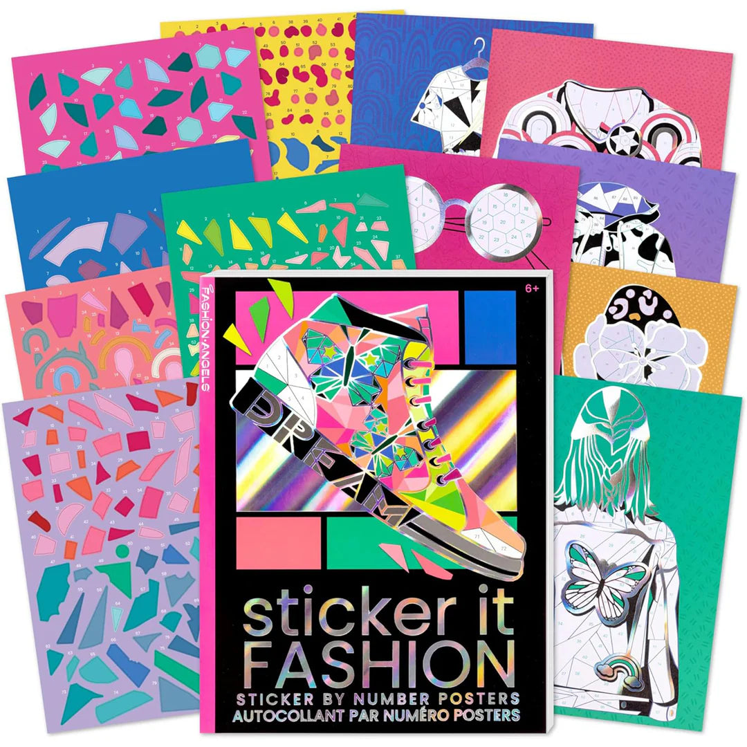 Sticker It Fashion Sticker By Number | Fashion Angels